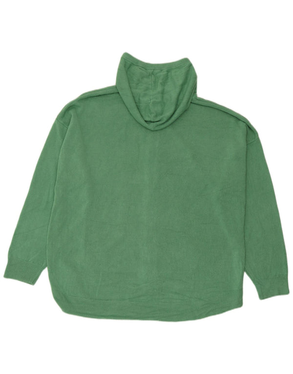 Женский свободный кардиган с капюшоном Marks & Spencer UK 18 XL Зеленый