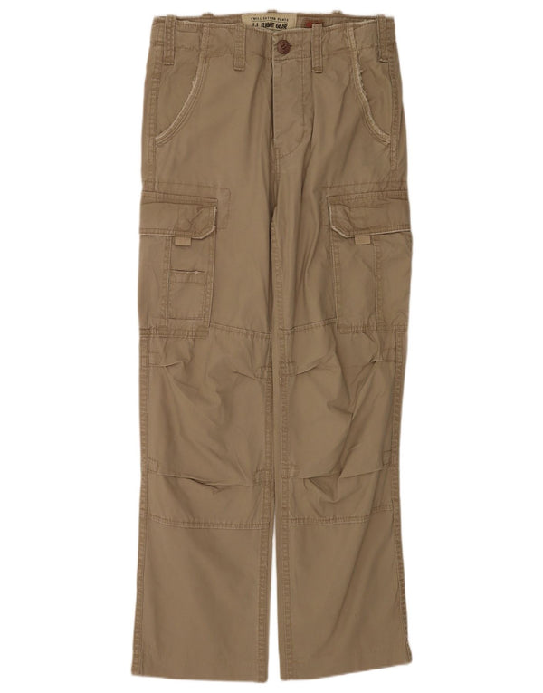 Мужские прямые брюки карго Jack & Jones W29 L31 бежевые, хлопок