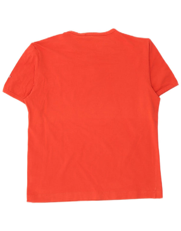 Женская футболка Guess UK 18 XL, красный хлопок