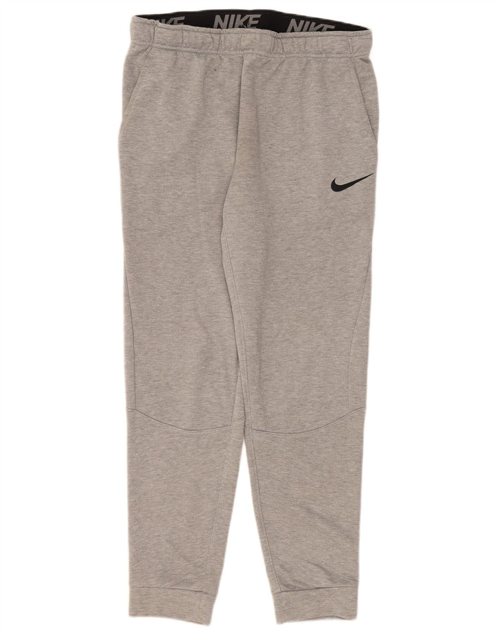 Мужские спортивные брюки NIKE Dri Fit, джоггеры, средний серый полиэстер
