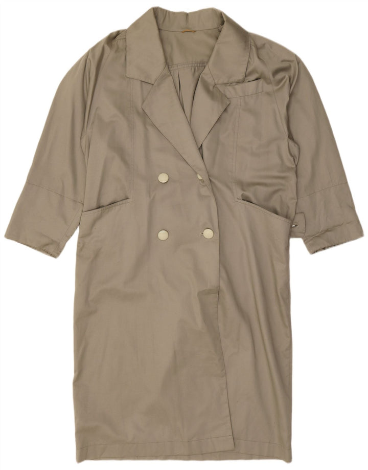 Винтажный женский тренч UK 18 XL, серый