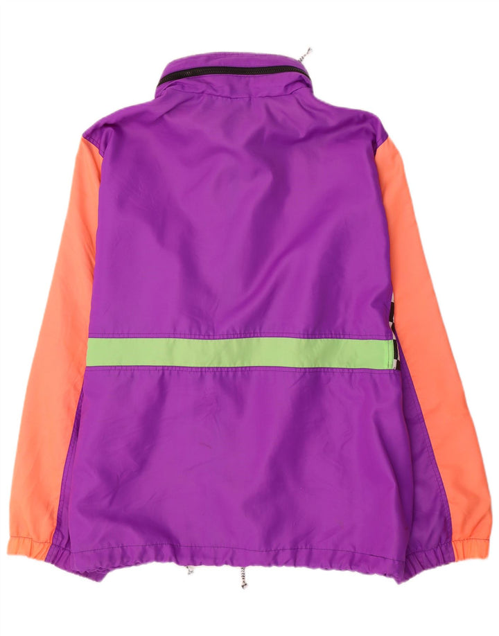 Мужская дождевик Brugi UK 44 2XL Фиолетовый полиэстер с цветными блоками