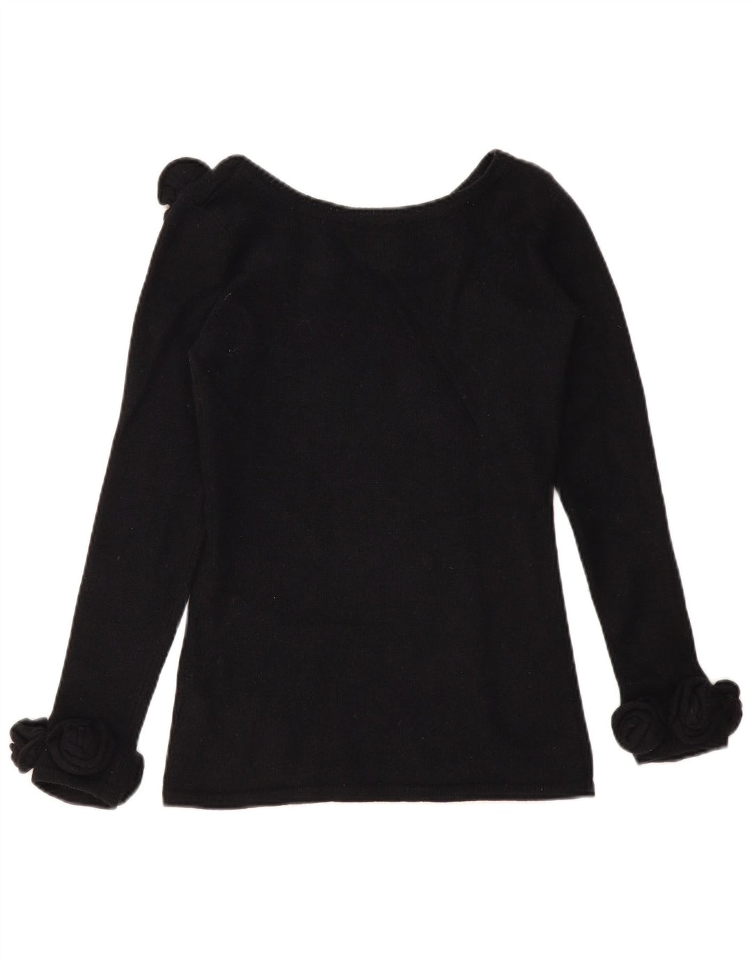 Женский джемпер с вырезом «лодочка» Alba Moda, Великобритания, 10, маленький, черный, новый шерстяной