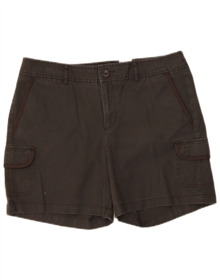 Женские шорты-карго Dockers US 8 Medium W32 Серые хлопковые