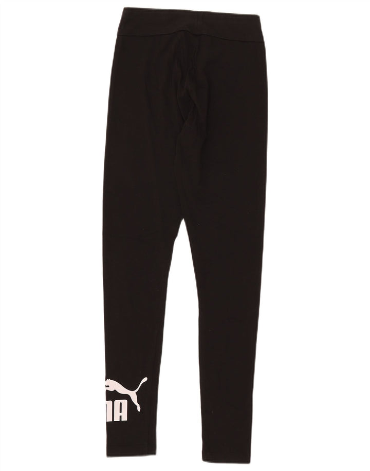 Женские леггинсы с рисунком Puma UK 8, маленькие черные