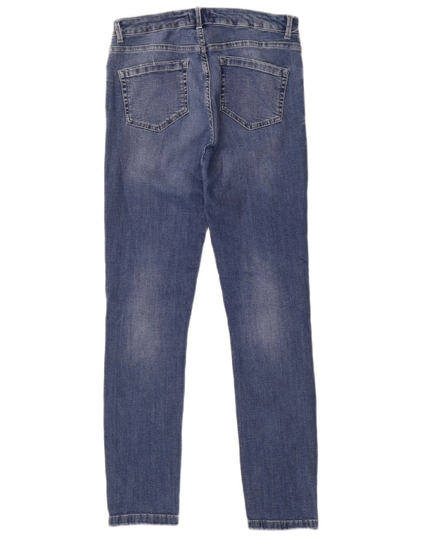 Женские узкие джинсы MINT VELVET UK 12, средние W28 L29, синий хлопок