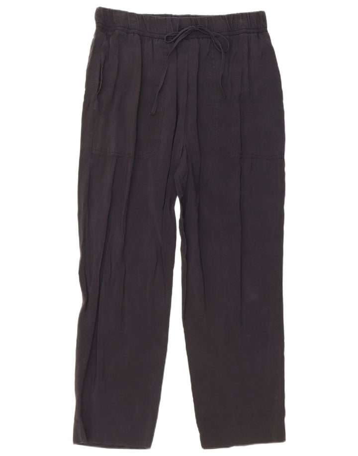 Женские прямые укороченные брюки Zara Medium W28 L25, черные