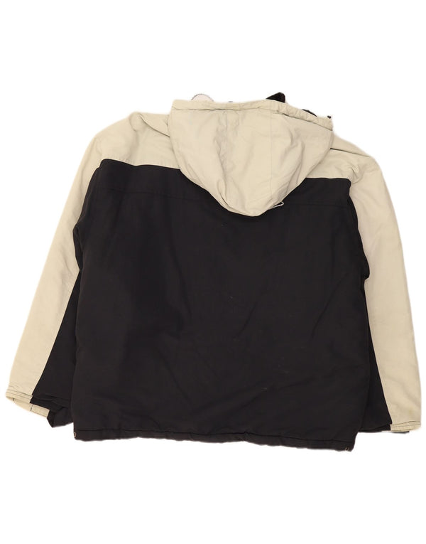 Мужская ветровка CHAMPION с капюшоном UK 40, большая черная цветная блокировка