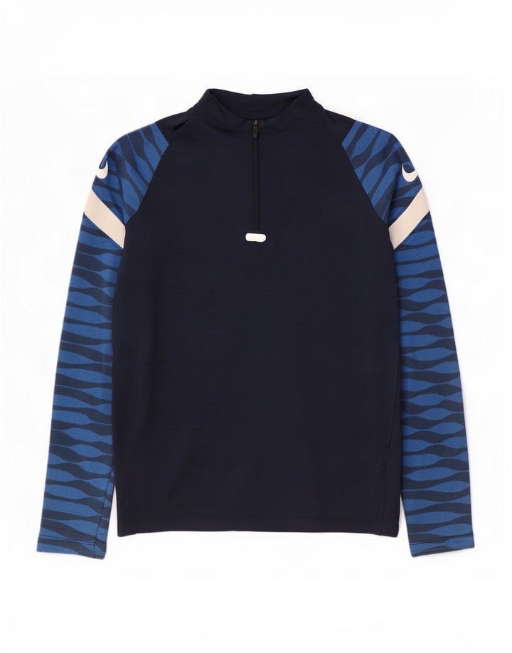 Пуловер спортивный костюм Nike для мальчиков Dri Fit, 13–14 лет, темно-синий, размер XL