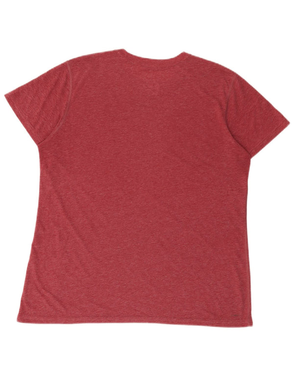 Женская футболка Adidas Top UK 18 XL бордовый полиэстер