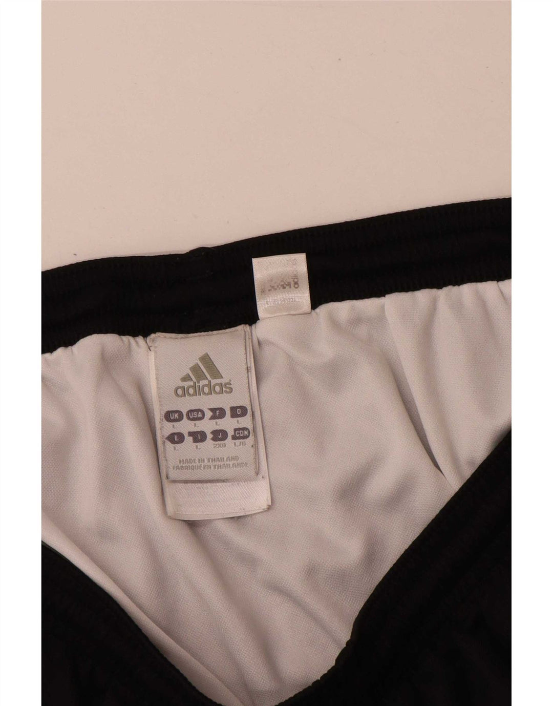 Мужские спортивные шорты Adidas, большие черные из полиэстера