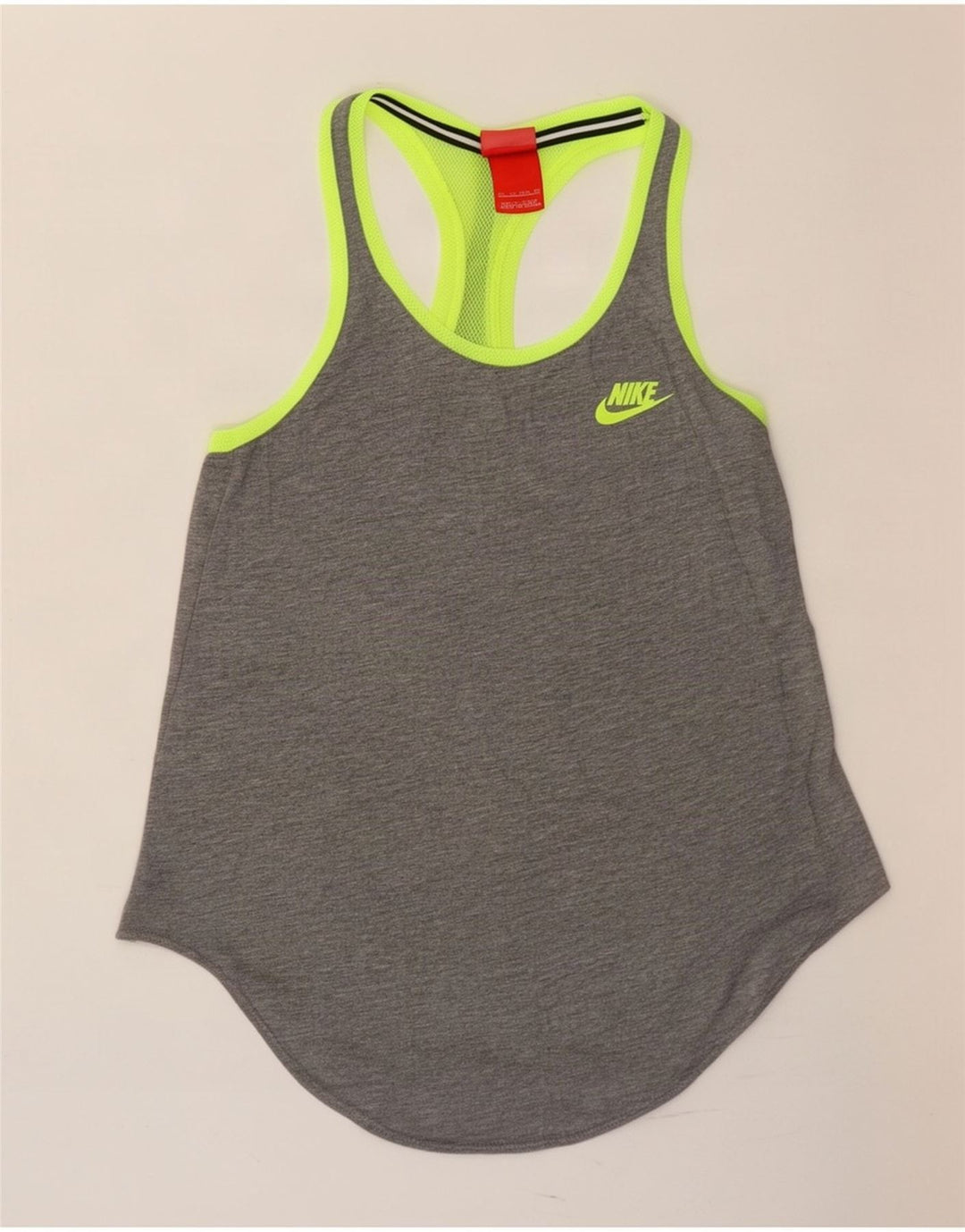Женский жилет Nike Top UK 6 XS Серый с цветными блоками