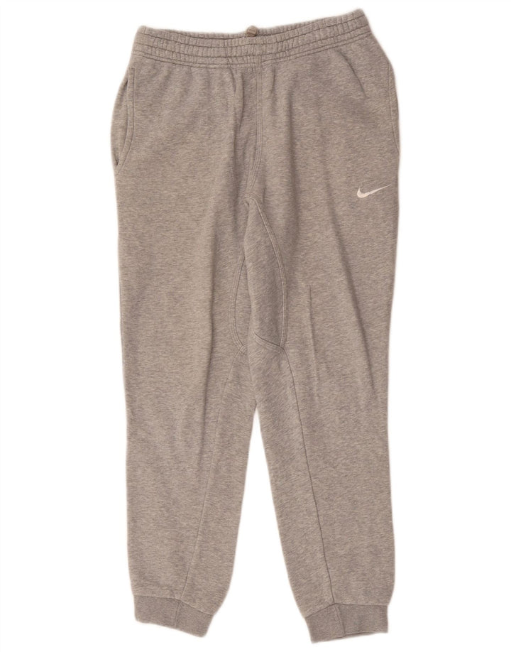 Мужские спортивные брюки NIKE, джоггеры, маленькие серые, хлопковые