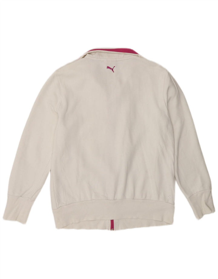 Женский спортивный костюм Puma с графическим рисунком UK 14, большой белый цвет с цветными блоками