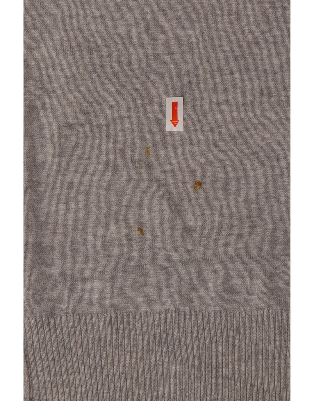 Мужской джемпер с круглым вырезом DIESEL, большой серый хлопковый свитер