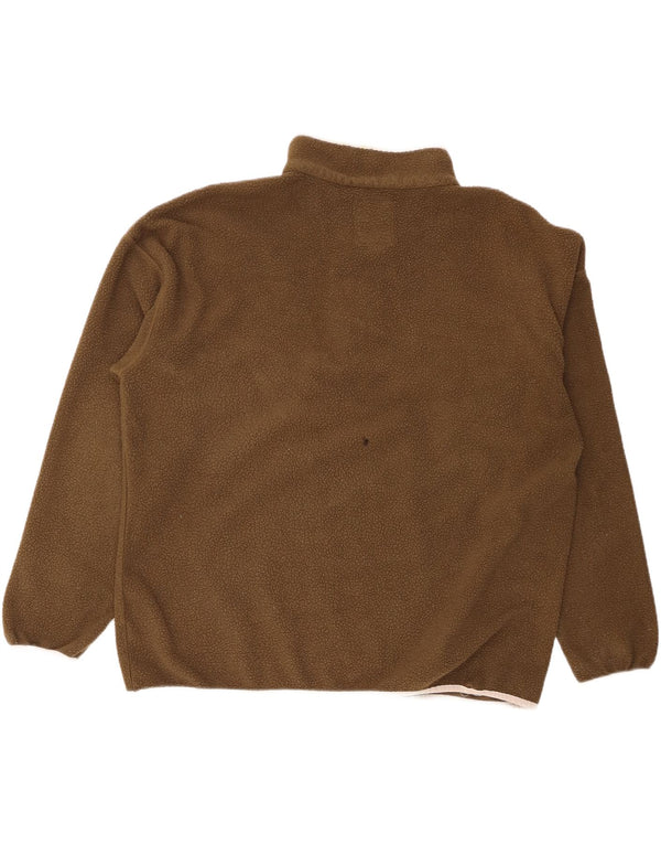 Мужской флисовый джемпер Columbia на пуговицах 2XL, полиэстер цвета хаки