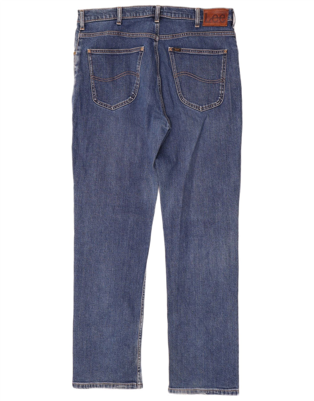 Мужские прямые джинсы Lee Brooklyn W36 L32, синий хлопок