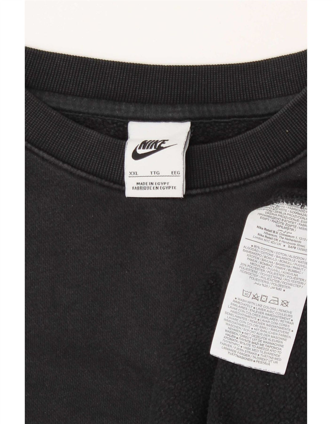 Мужской свитер Nike 2XL, черный хлопок
