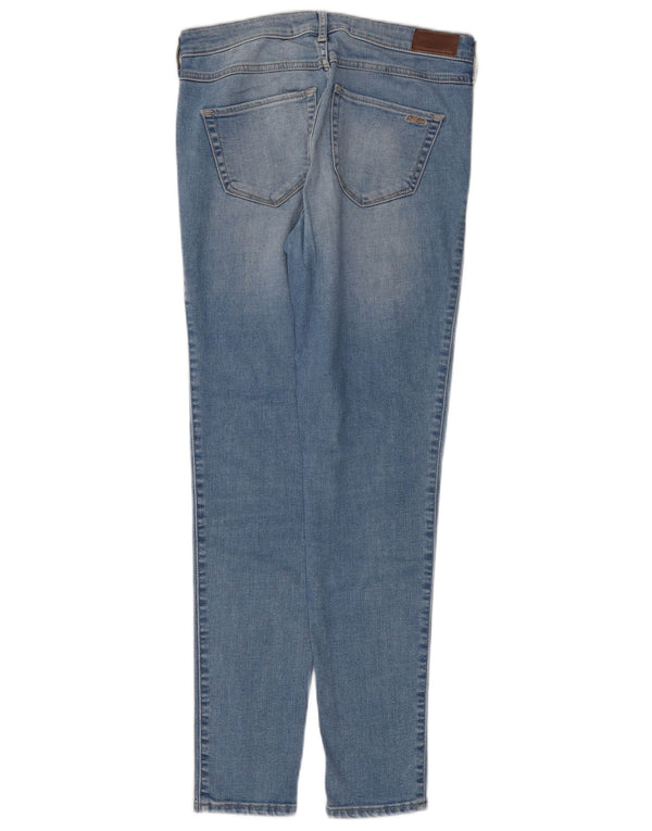 Женские джинсы скинни Hollister W27 L30 синие, хлопок