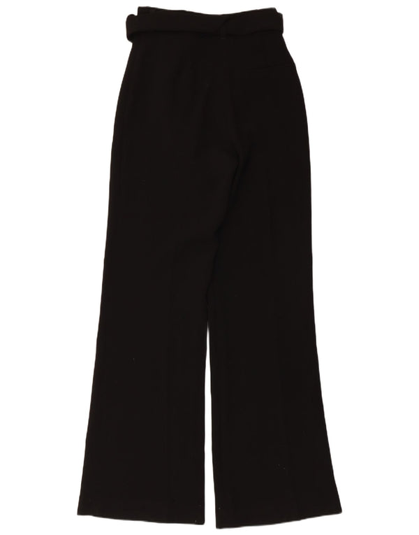 Zara Женские повседневные брюки с высокой талией Bootcut Medium W28 L33 Черные