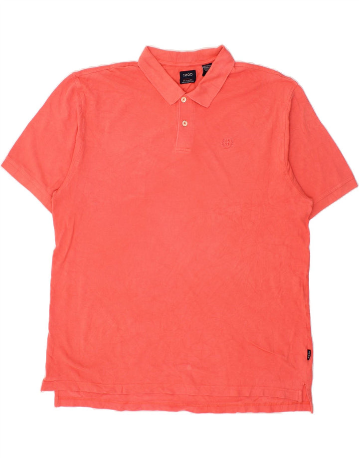IZOD Mens Polo Shirt XL Red Cotton Vintage Izod and Second-Hand Izod from Messina Hembry 