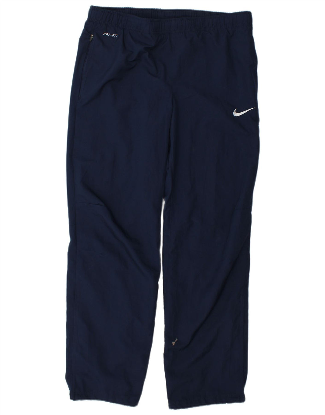 Мужские спортивные брюки Nike Dri Fit, маленькие темно-синие, полиэстер