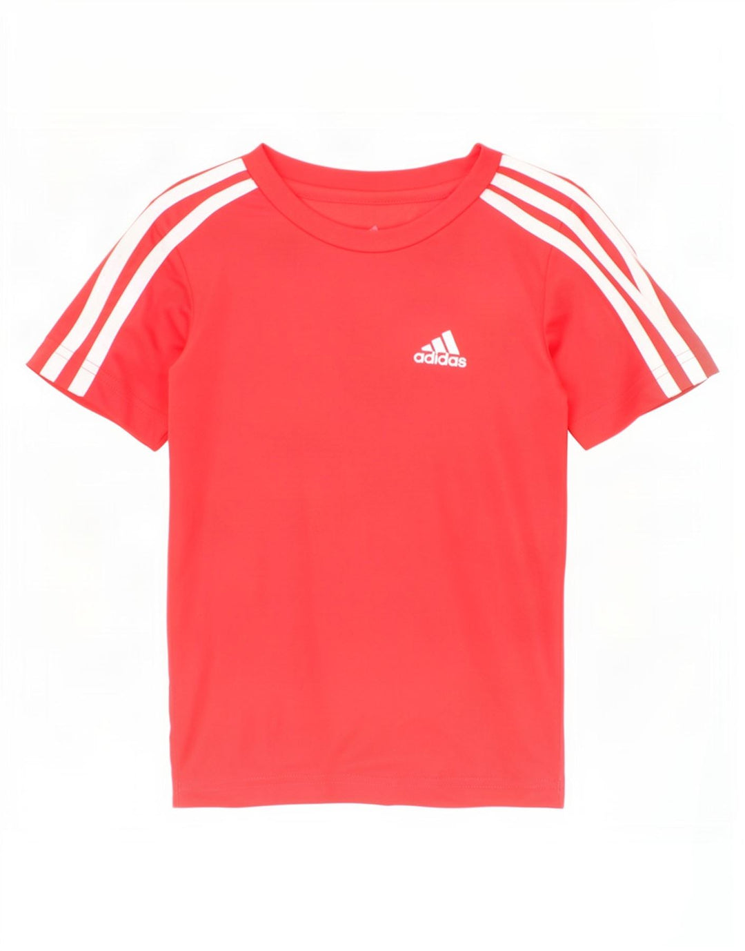 Футболка Adidas с рисунком Aeroready для мальчиков, топ 4–5 лет, красный полиэстер