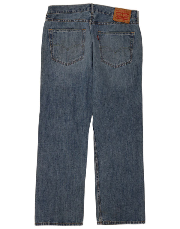 Мужские прямые джинсы свободного кроя Levi's 559 W34 L30, синий хлопок
