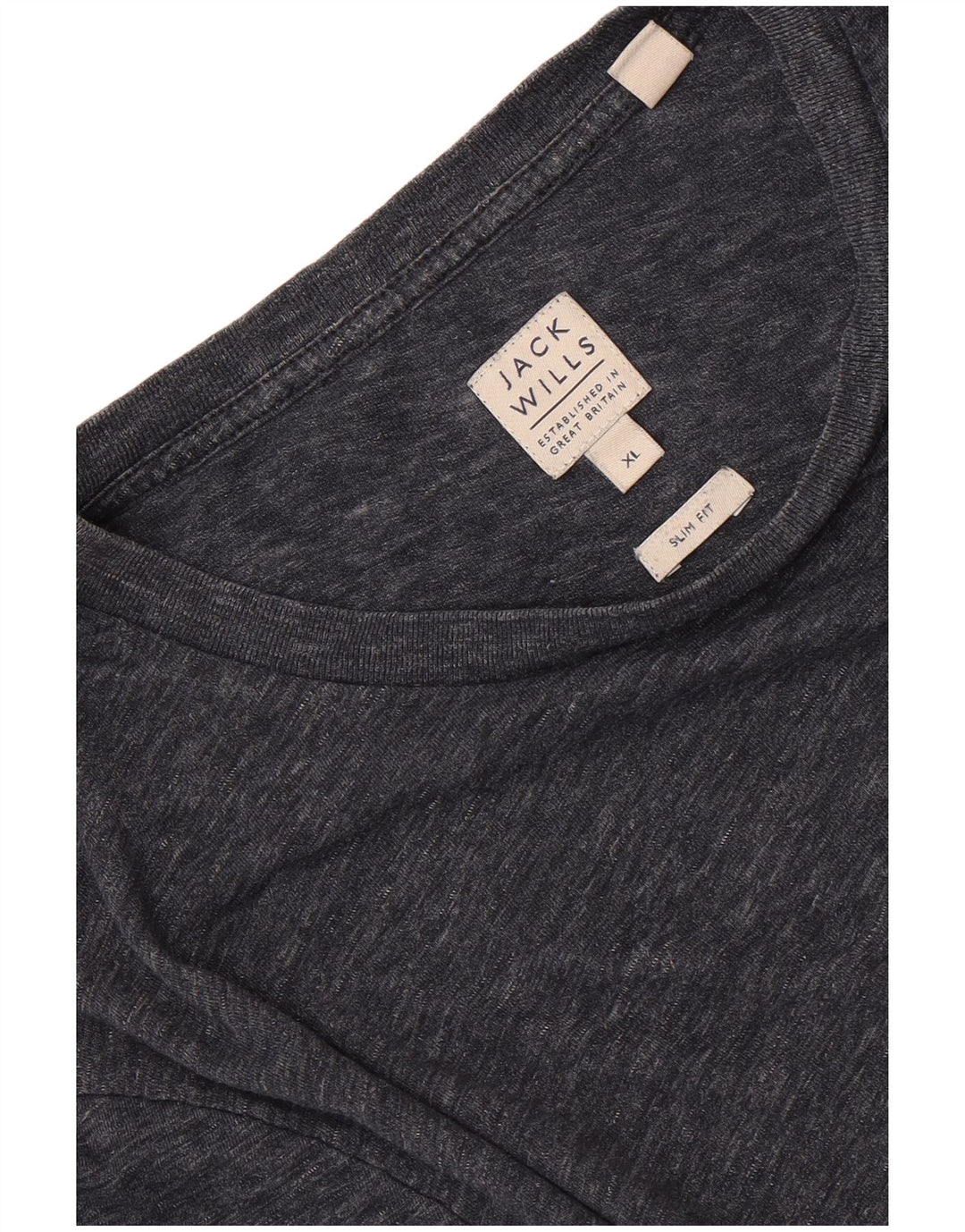 Мужская футболка приталенного кроя Jack Wills XL серая