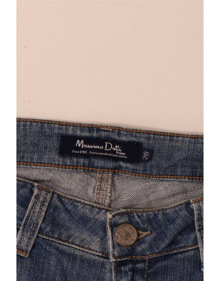 Женские узкие джинсы Massimo Dutti W28 L30 синие
