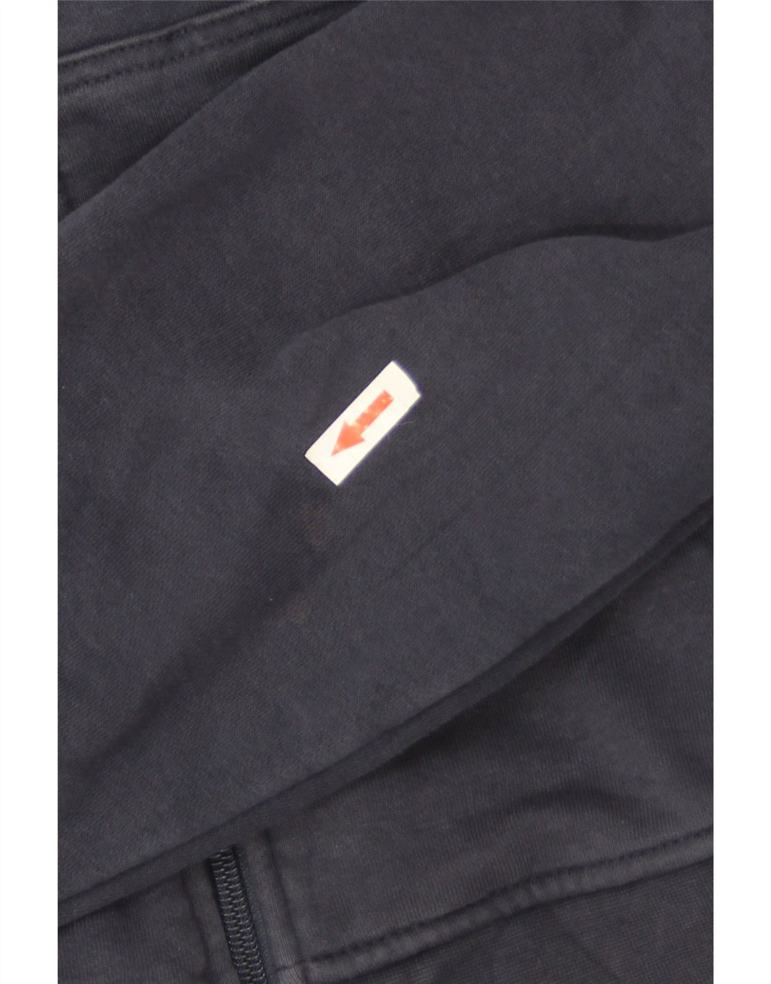 Мужской свитер Ellesse с капюшоном на молнии, средний, темно-синий, хлопковый в полоску