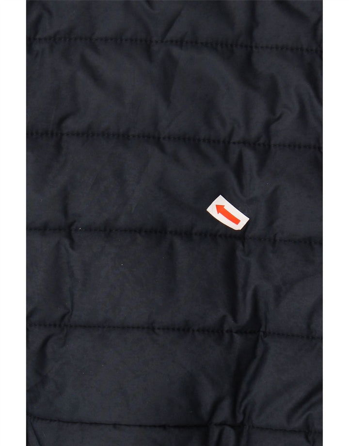 LA MARTINA Boys Padded Jacket 15-16 Years Navy Blue Colourblock Polyester