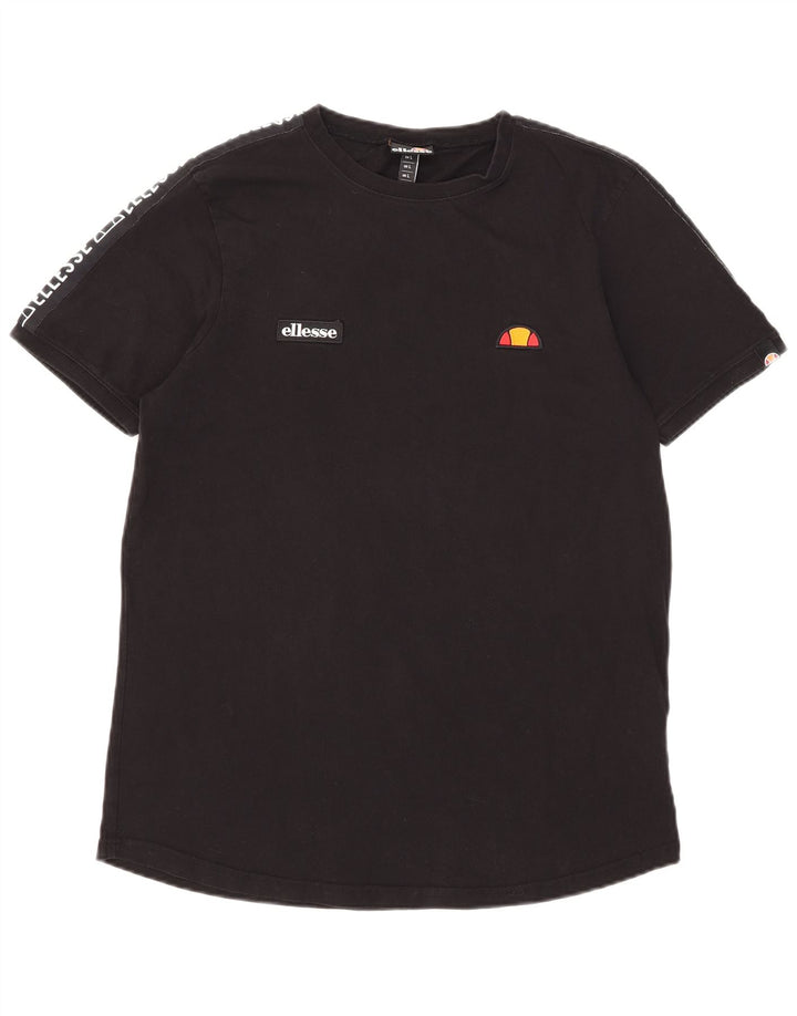 Мужская футболка с рисунком Ellesse, большая черная
