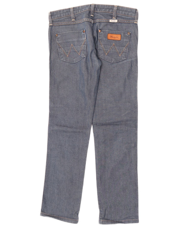 Женские прямые джинсы Wrangler Lia W27 L28, синий хлопок