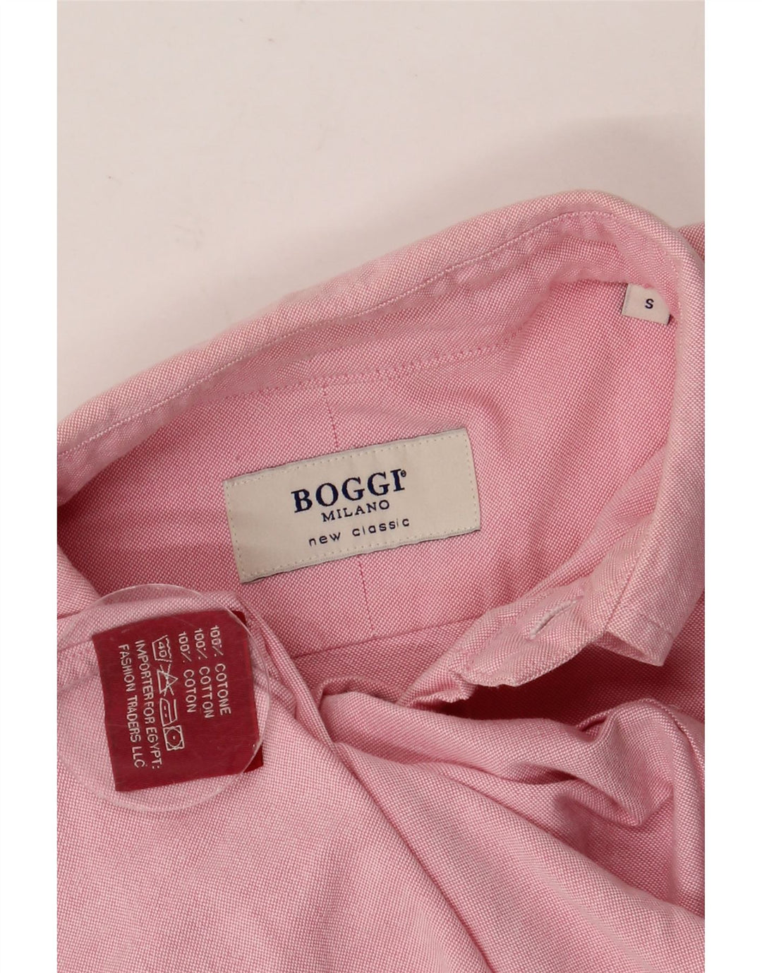 Мужская рубашка BOGGI Milano, маленькая розовая, хлопок