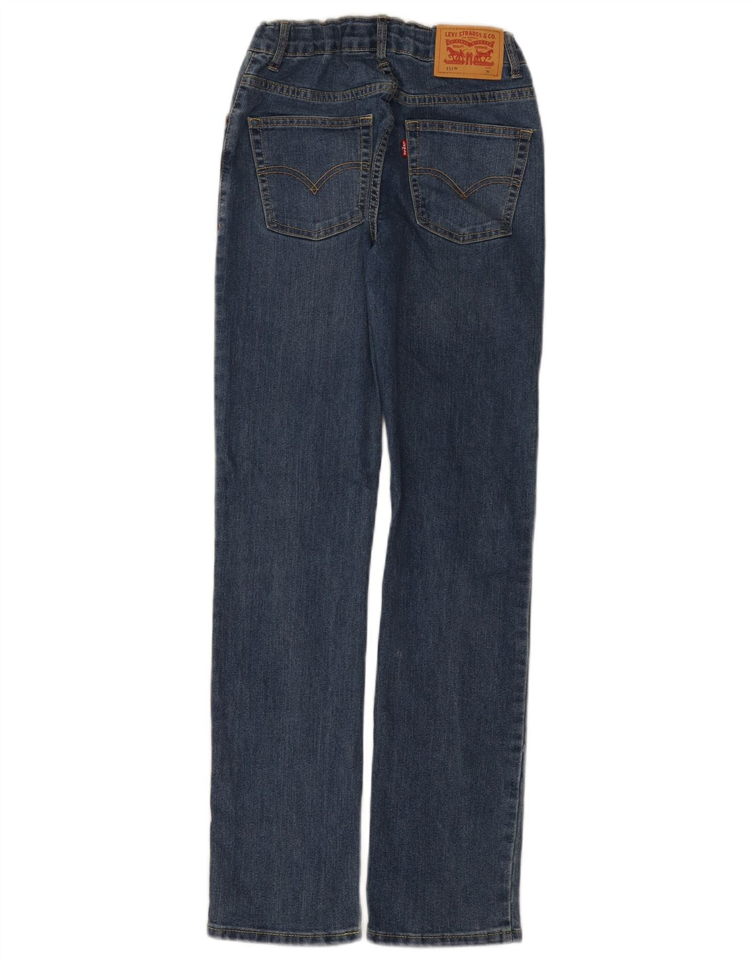 Джинсы Levi's Slim для мальчиков 13-14 лет W26 L30, синие, хлопок