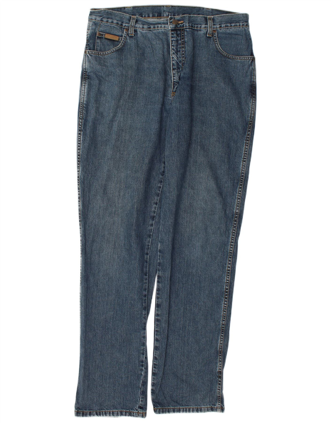 Мужские прямые джинсы Wrangler Texas W38 L36, синий хлопок
