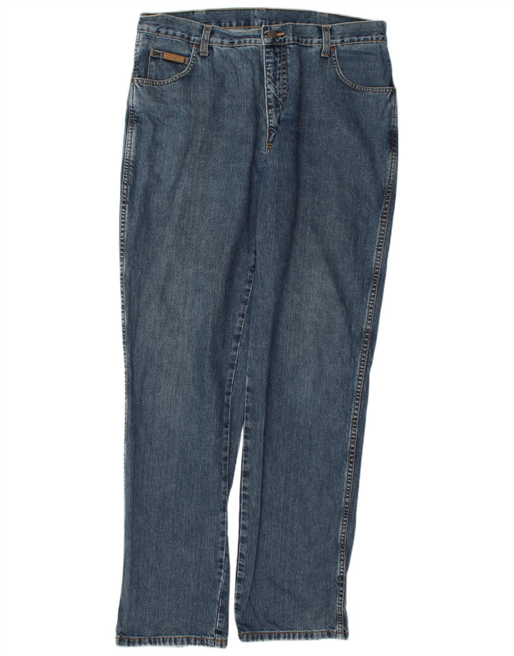 Мужские прямые джинсы Wrangler Texas W38 L36, синий хлопок