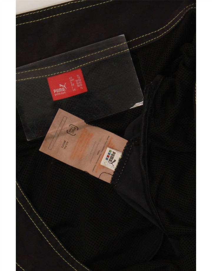 Мужские шорты для плавания Puma Jamaica с графическим рисунком XL, черный полиэстер