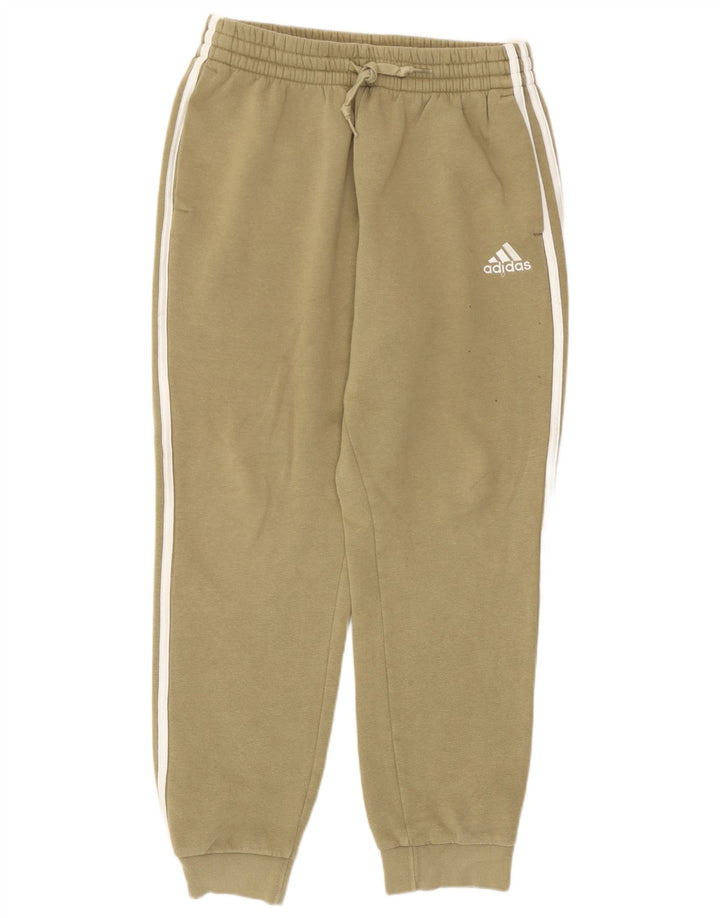 Мужские спортивные брюки Adidas, джоггеры, средний цвет, хаки, хлопок