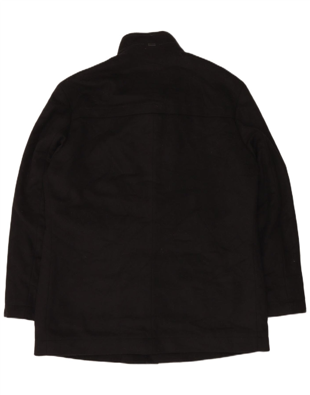 Мужское пальто Hugo Boss EU 56 3XL, черное, шерстяное