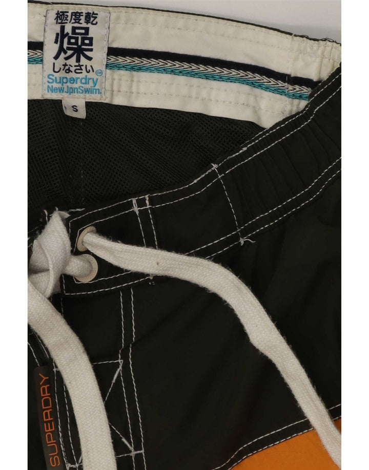 Мужские шорты для плавания Superdry с рисунком, маленькие, разноцветные, камуфляжные