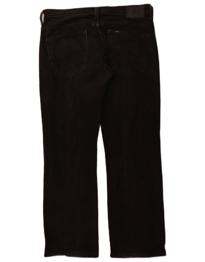 Мужские прямые джинсы LEE Knox W33 L28, черный хлопок
