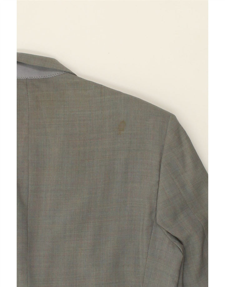 MISSONI Mens Uomo 2 Button Blazer Jacket IT 48 Medium Grey Wool Vintage Missoni and Second-Hand Missoni from Messina Hembry 