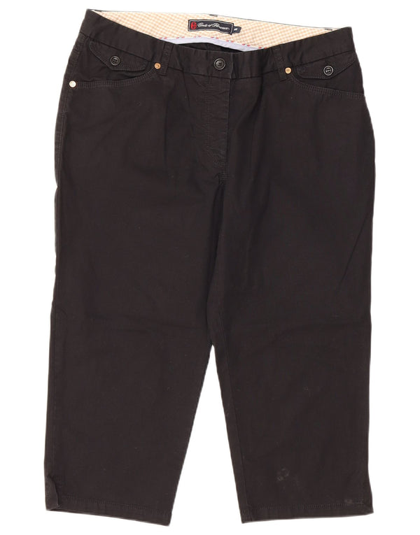 Женские прямые капри Conte of Florence IT 48 XL W34 L20 черные