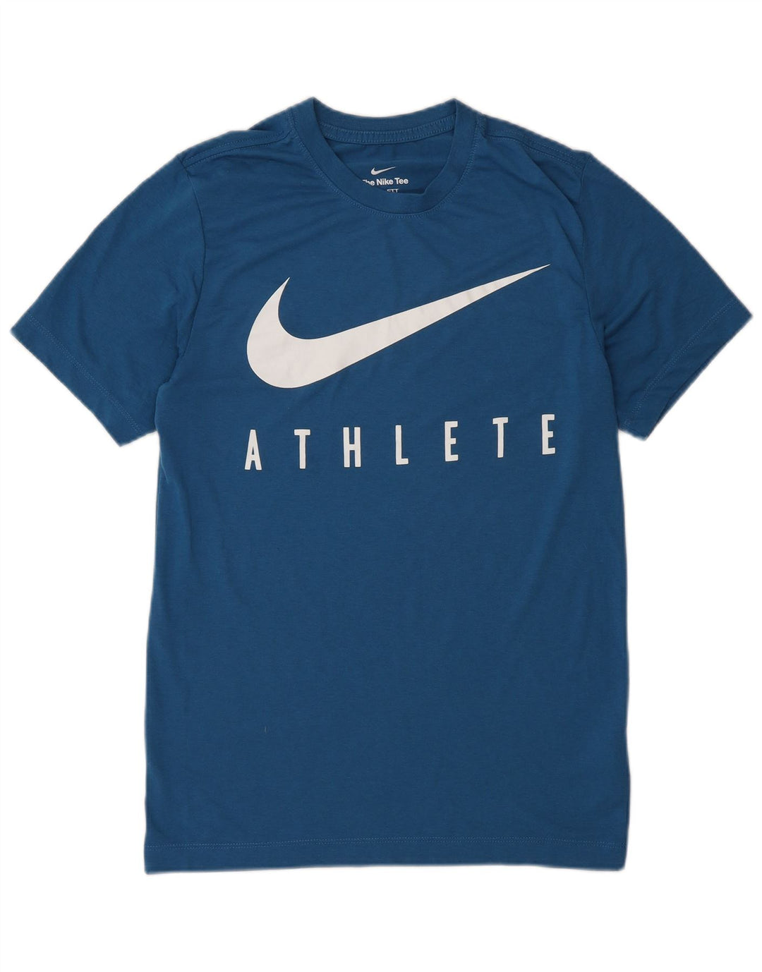 Мужская футболка с рисунком Nike Dri Fit Top XS, синий полиэстер