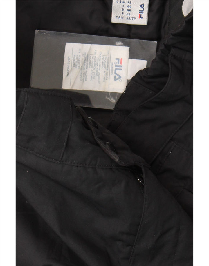 Мужские лыжные брюки Fila XS, черный нейлон