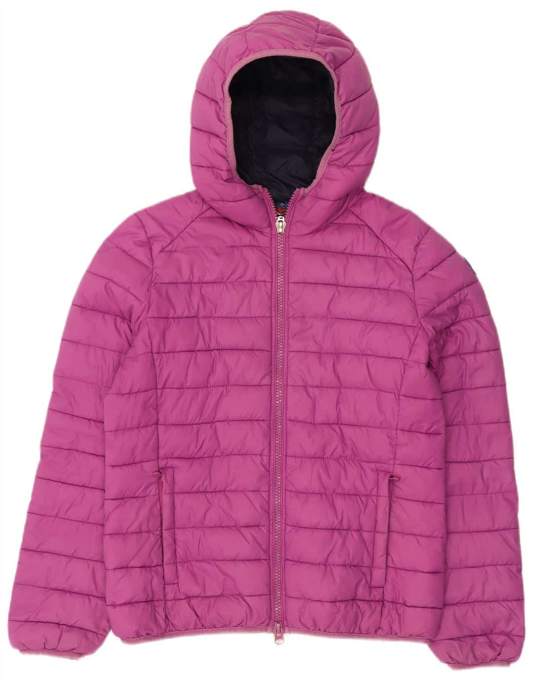 Invicta Женская стеганая куртка с капюшоном UK 18 XL Фиолетовый Полиамид