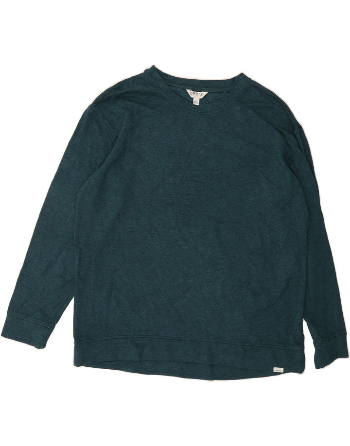 ORVIS Mens Sweatshirt Jumper Large Green Modal Vintage Orvis and Second-Hand Orvis from Messina Hembry 