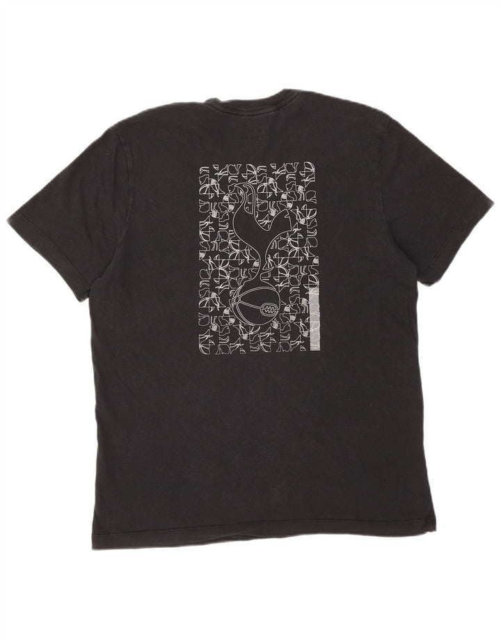 Мужская футболка NIKE Tottenham Hotspur с графическим рисунком, средний черный хлопковый топ